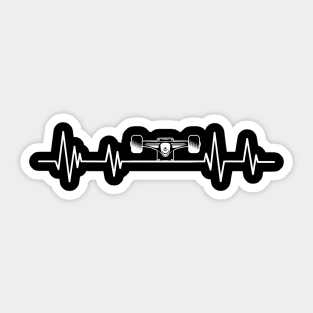 Skater heartbeat Skateboarding Skateboard Sticker